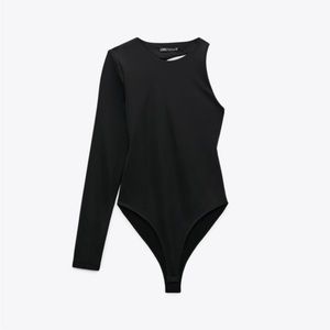 Zara asymmetrical bodysuit